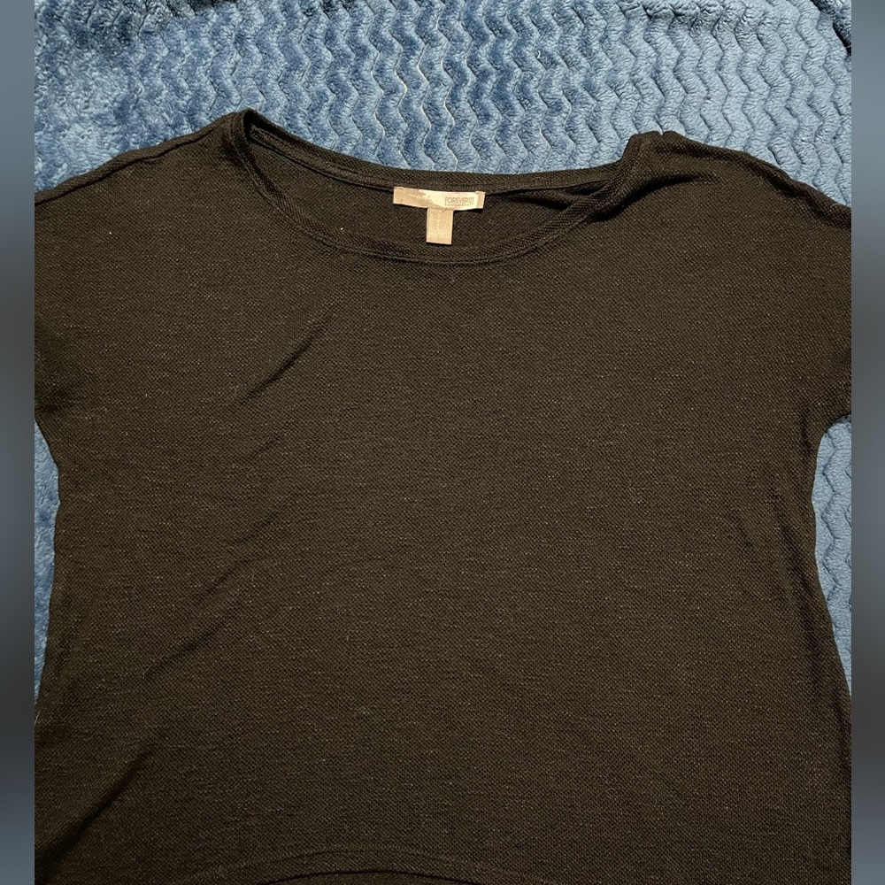 H&M Black Knitted Top